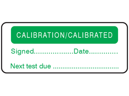 Calibration, calibrated label