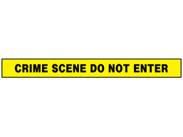 Crime scene do not enter barrier tape