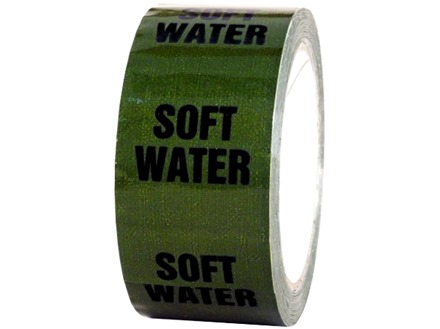 Soft water pipeline identification tape.