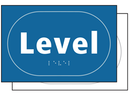 Level sign.