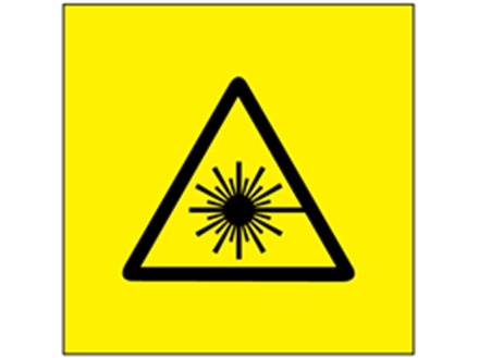 Laser symbol labels.