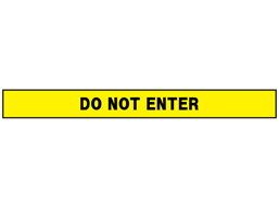 Do not enter barrier tape
