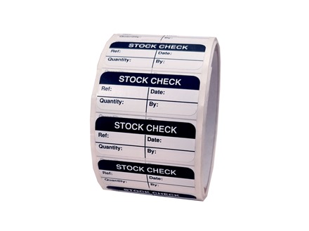 Stock check label