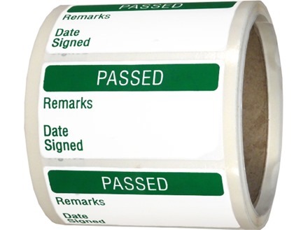 Pass Labels - Quality Assurance
