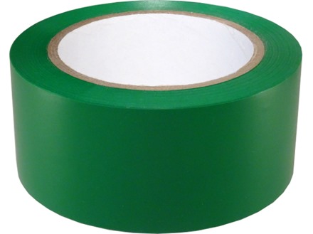 Safety and floor marking tape, green.