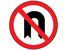 No U-turns sign