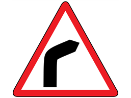 Bend to the right sign