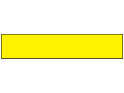 Reflective tape, plain yellow