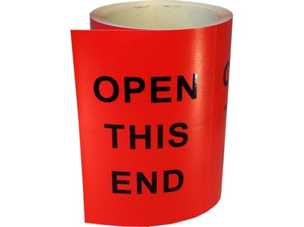 Open this end shipping label.