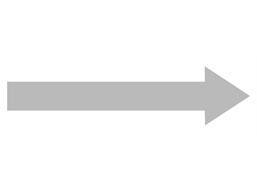 Horizontal grey arrow label