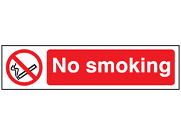 No smoking, mini safety sign.