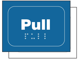 Pull sign.