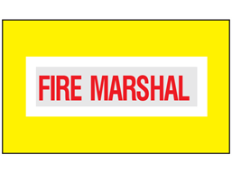 Fire marshal safety armband