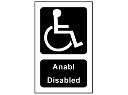 Anabl, Disabled. Welsh English sign.