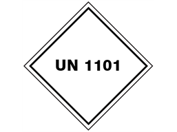 UN 1101 (Butane or butane mixtures) label.