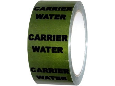 Carrier water pipeline identification tape.