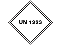 UN 1223 (Kerosene, coal oil) label.