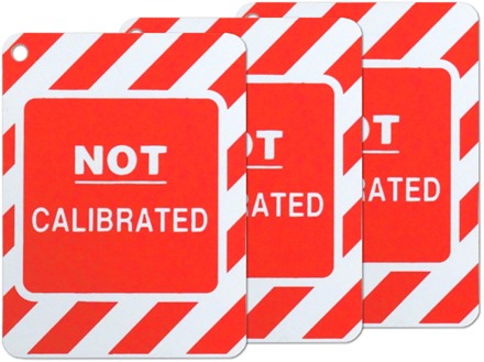 Not calibrated tag.