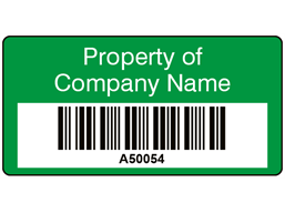 Scanmark+ barcode label (text on colour), 19mm x 38mm