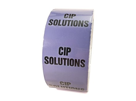 CIP solutions pipeline identification tape.