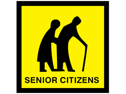 Senior citizens sign