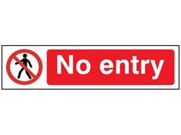 No entry signs, mini sign.