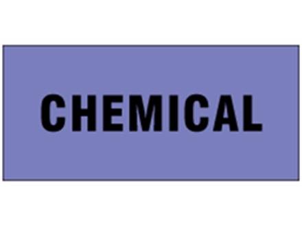 Chemical pipeline identification tape.