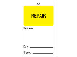 Repair tag