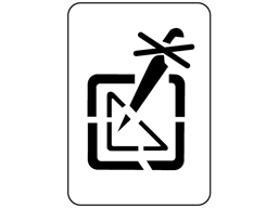 Do not damage the barrier layer packaging symbol label