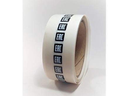 EAC011 Eurasian conformity mark labels.