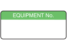 Equipment number equipment label