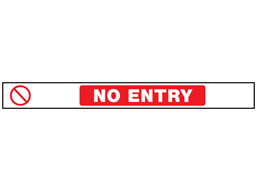 No entry barrier tape