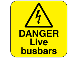 Danger live busbars