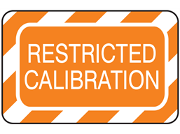 Restricted calibration label