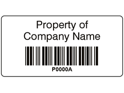 Scanmark barcode label (black text), 19mm x 38mm
