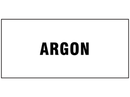 Argon pipeline identification label