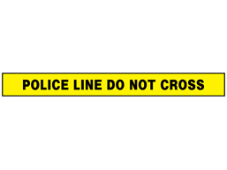 Police Line Barrier Tape