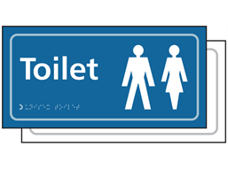Male & Female toilets sign.