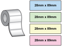 Dymo labelwriter coloured labels