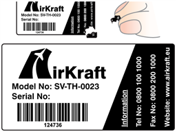 Scanmark destructible barcode label (logo / full design), 38mm x 76mm