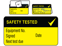 Safety tested jumbo write and seal labels.