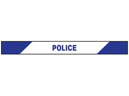 Police barrier tape