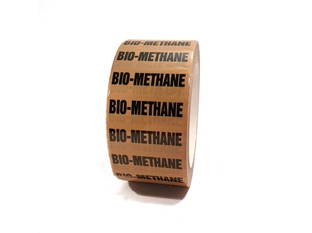 Bio methane pipeline identification tape.