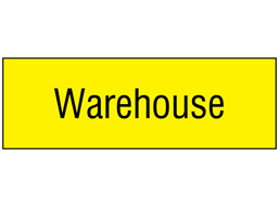 Warehouse, engraved sign.