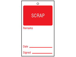 Scrap tag