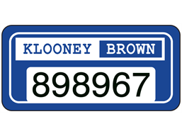 Assetmark serial number label (logo / full design), 12mm x 25mm