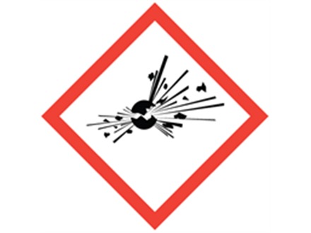 GHS explosive hazard label