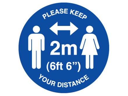 Social Distancing Floor Marker