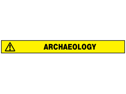 Archaeology barrier tape