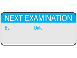 Next examination aluminium foil labels.